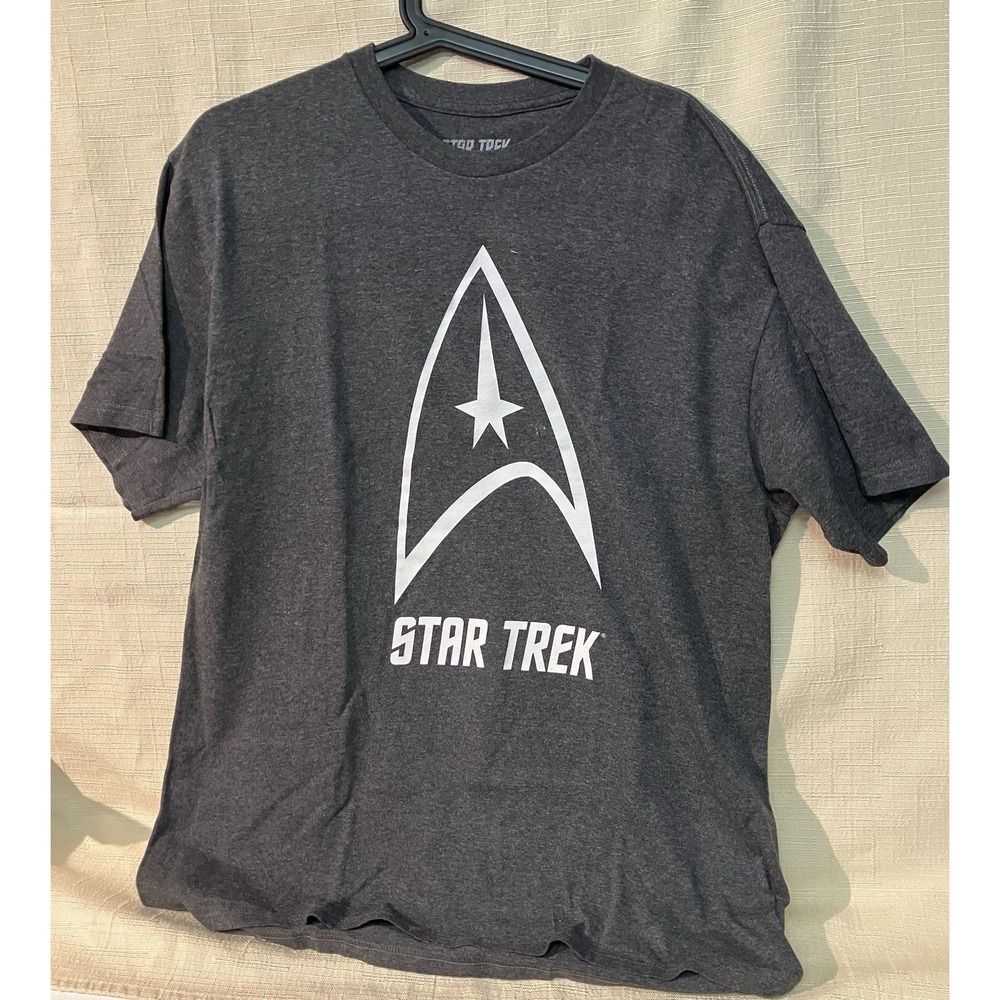 Star Trek Men's XL Gray Logo T-Shirt TV Memorabilia - Picture 5 of 6
